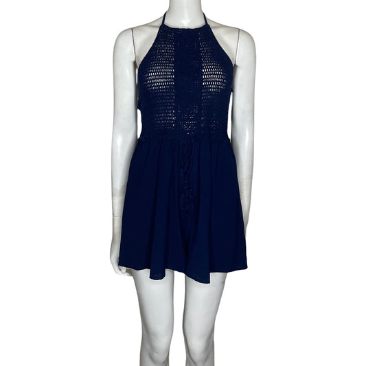 Romper Milk & Honey De Punto Azul-Talla S