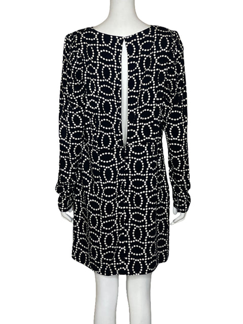 Vestido H&M Estampado Negro-Talla L