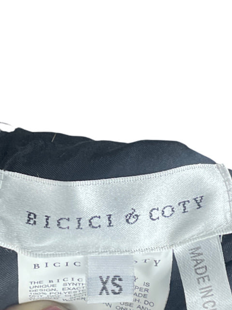 Vestido Bicici & Coty Pedreria Mini Negro-Talla XS