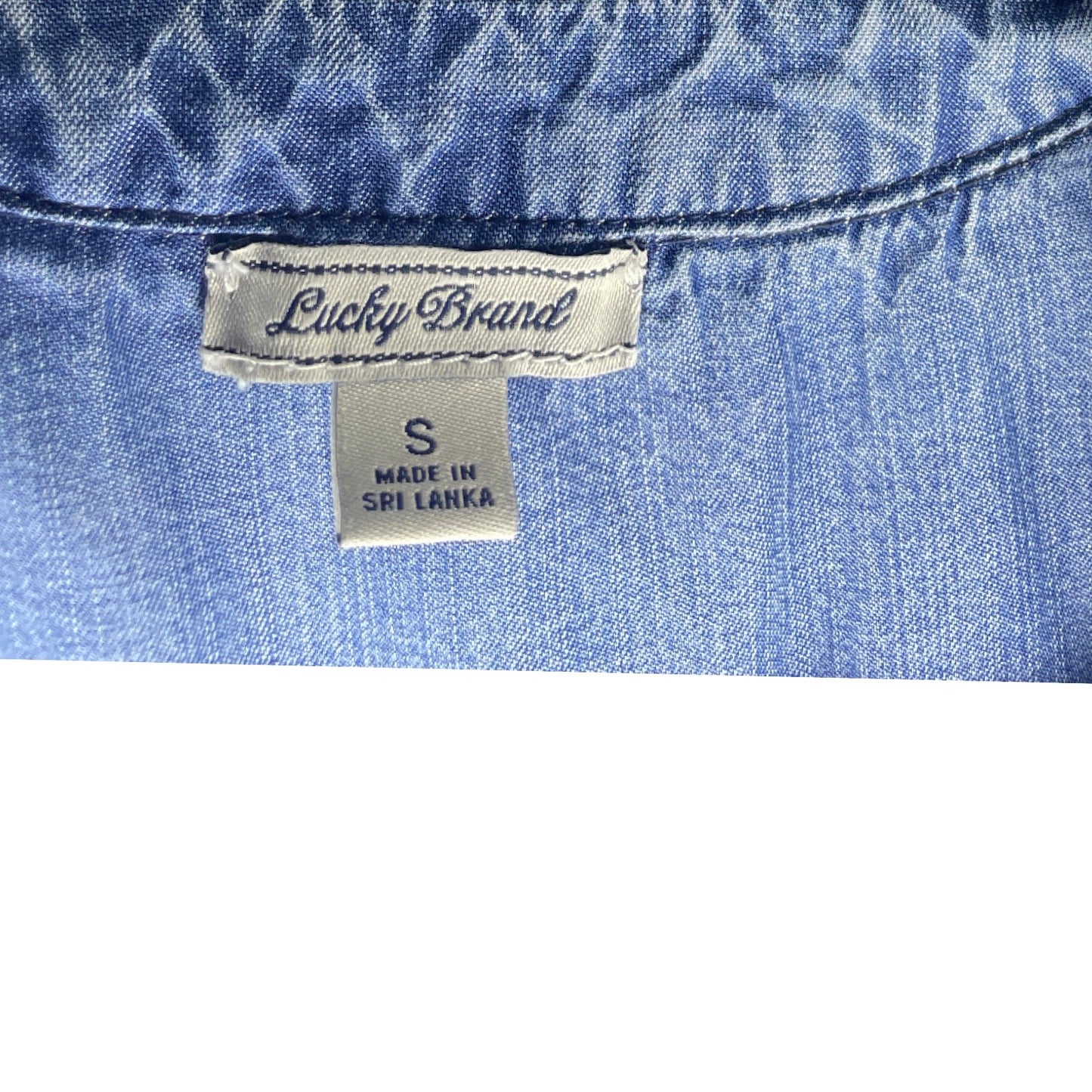 Romper Lucky Brand Sin Mangas Jeans Azul-Talla S