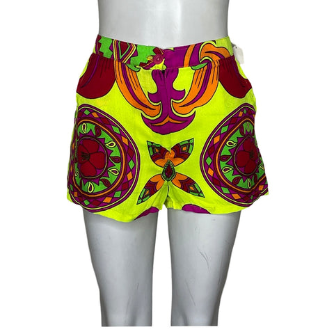 Short Eleida Espino Artes De Mi Panama Paruna 
Amarillo-Talla S