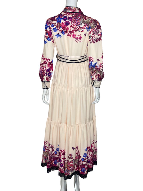 Vestido Amore Mio Floral Rosado-Talla M