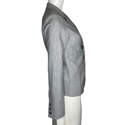 Blazer H. Tracy Ceñido Gris-Talla 6