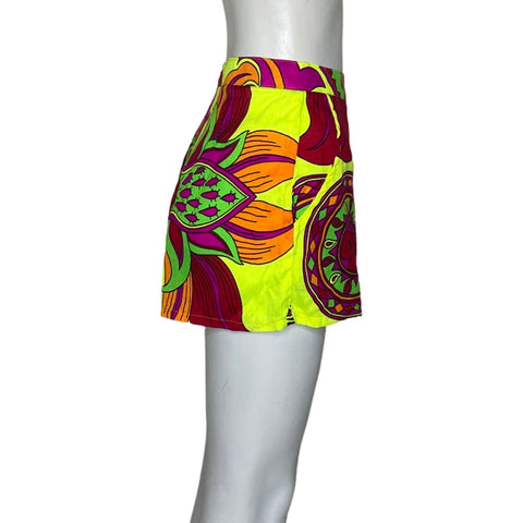 Short Eleida Espino Artes De Mi Panama Paruna 
Amarillo-Talla S
