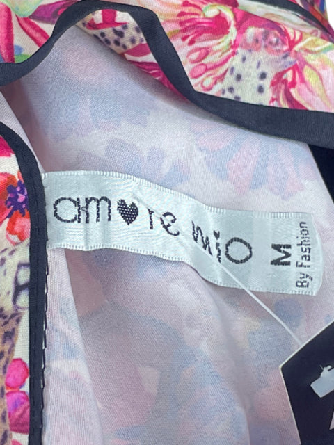 Vestido Amore Mio Floral Rosado-Talla M