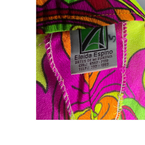 Short Eleida Espino Artes De Mi Panama Paruna 
Amarillo-Talla S