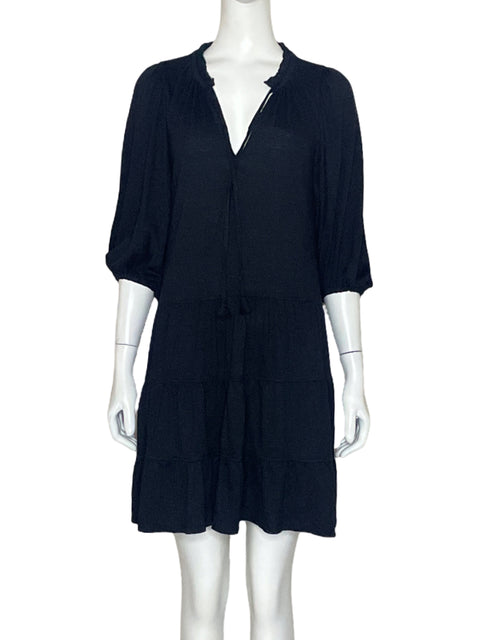 Vestido MaxStudio Mini Negro-Talla XS