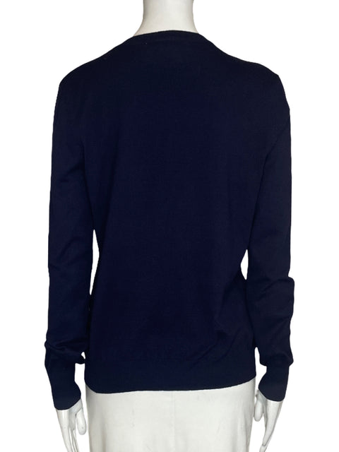 Abrigo Melrose Chic Botones Azul-Talla M