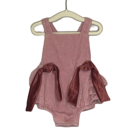 Romper MUDPIE Acanalado Rosado - Talla 6M