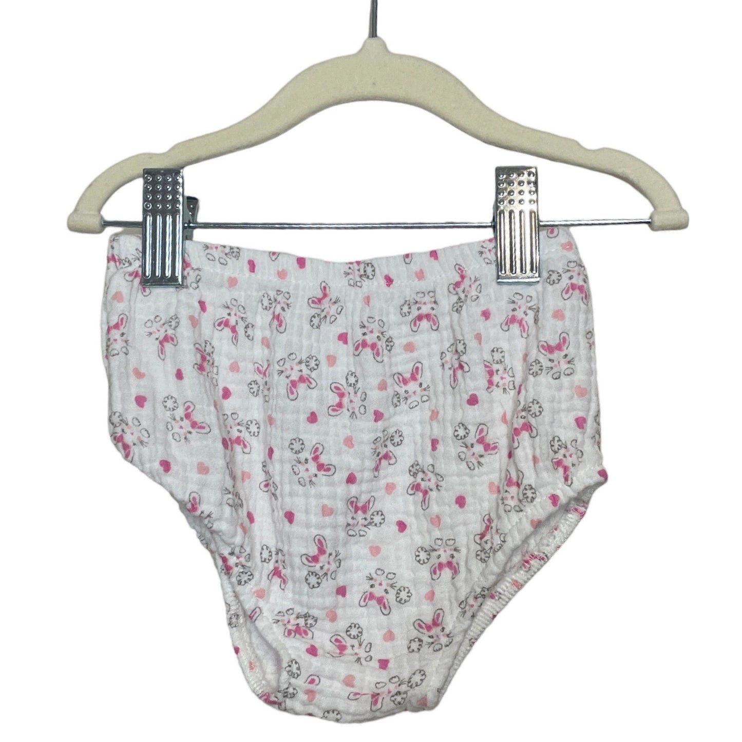 Set BABY ON BOARD Blusa y Panty Conejos Blanco - Talla 6M