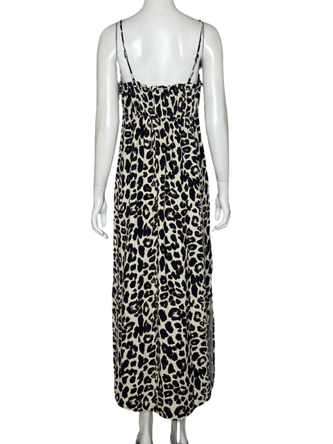 Vestido Monteau L.A.  Animal Print Marrón-Talla M