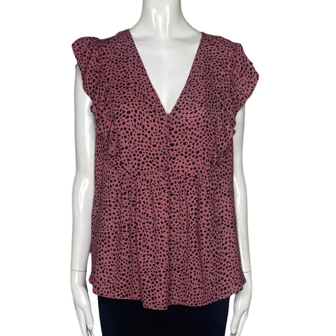 Blusa Loft Animal Print Rosado-Talla M
