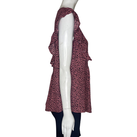 Blusa Loft Animal Print Rosado-Talla M