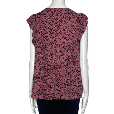 Blusa Loft Animal Print Rosado-Talla M