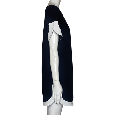 Vestido Lob Collection Seersucker Negro-Talla 2