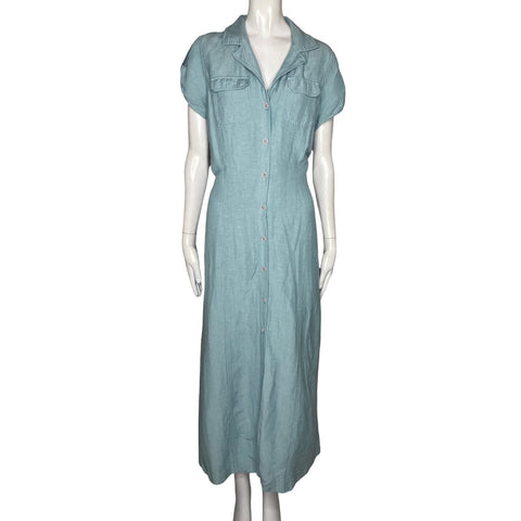 Vestido Emma James Bolsillos Verde-Talla 12