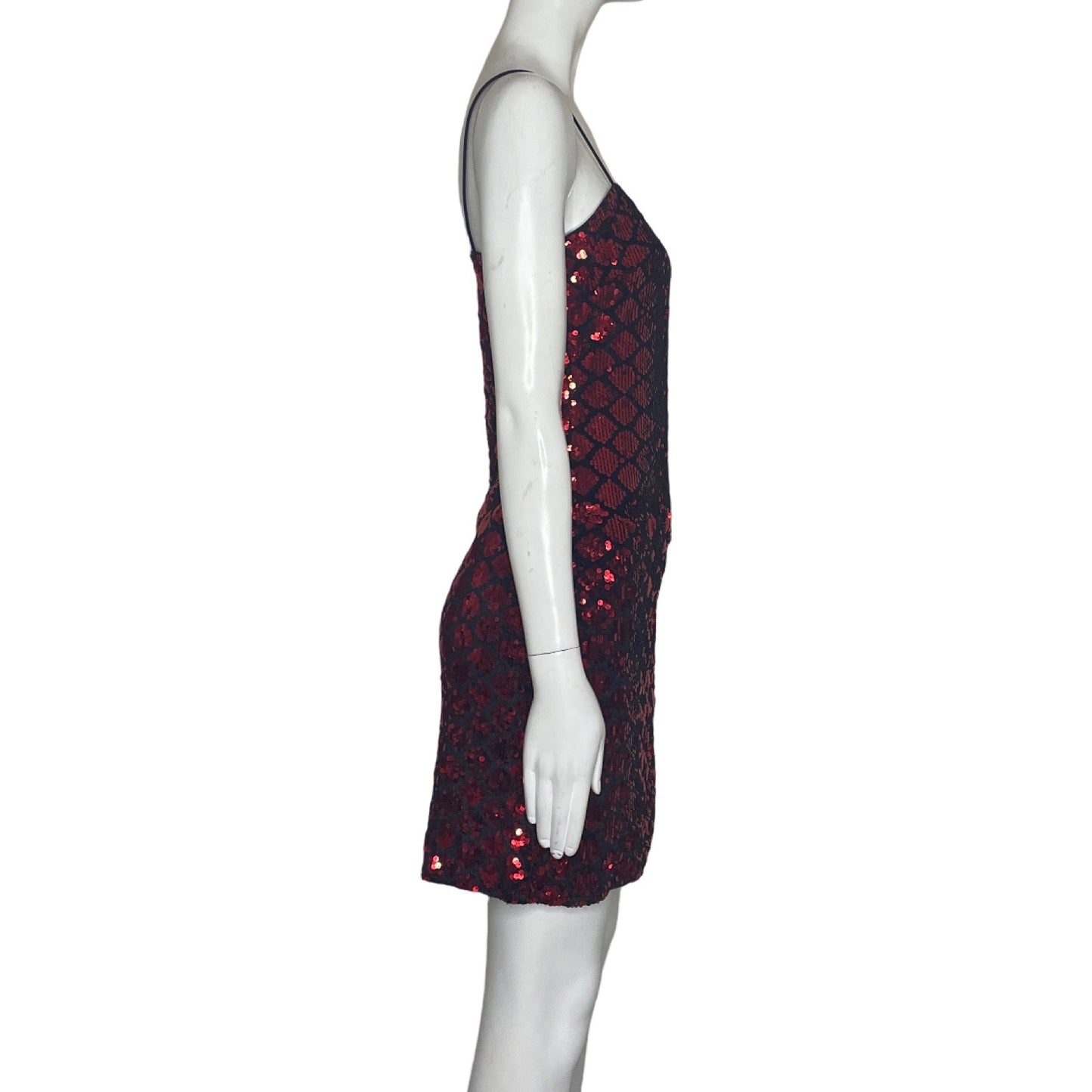 Vestido SHE + SKY Lentejuelas Rojo - Talla S