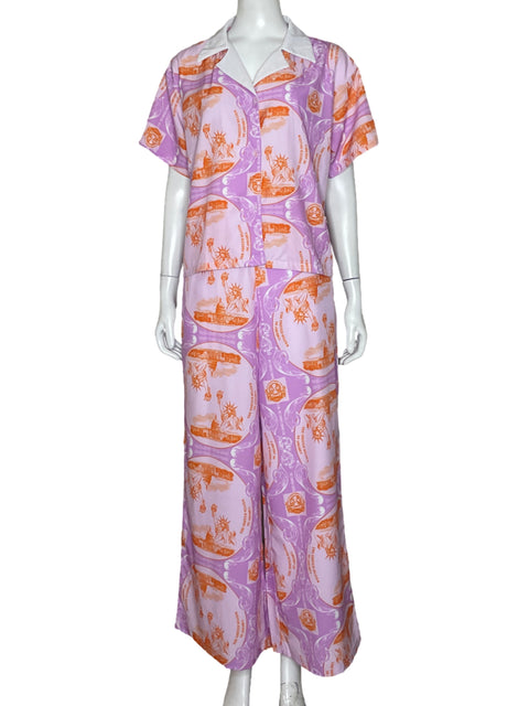 Set Tesoro TPS Liberty Print Rosado-Talla M