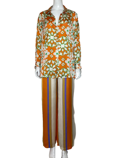 Set Scarlet Roos Estampado Naranja-Talla S