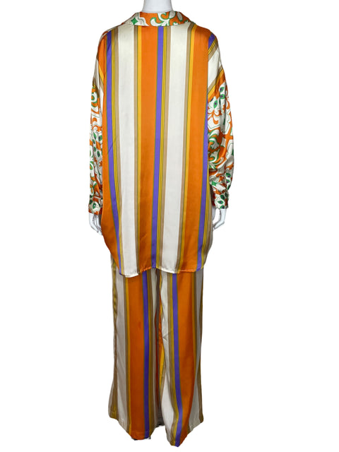 Set Scarlet Roos Estampado Naranja-Talla S