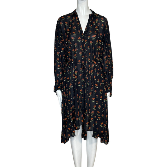 Vestido Zara (premiun denim collection)
Midi Vuelos Floral Negro-Talla XS