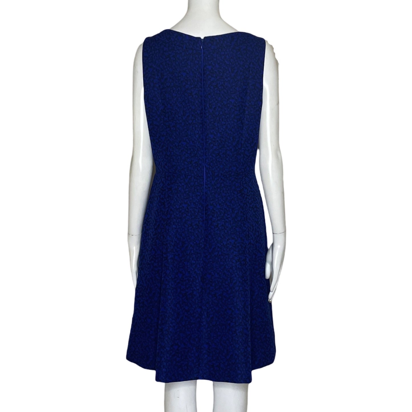 Vestido TAHARI Sin Mangas estampado Azul - Talla 6