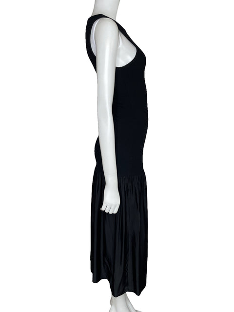 Vestido Sandro Olane Sleeveless Midi Negro-Talla 36