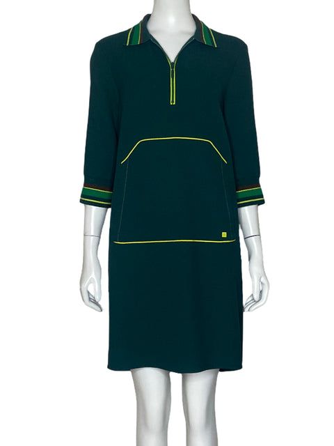 Vestido Purificación Garcia Punto Verde-Talla S