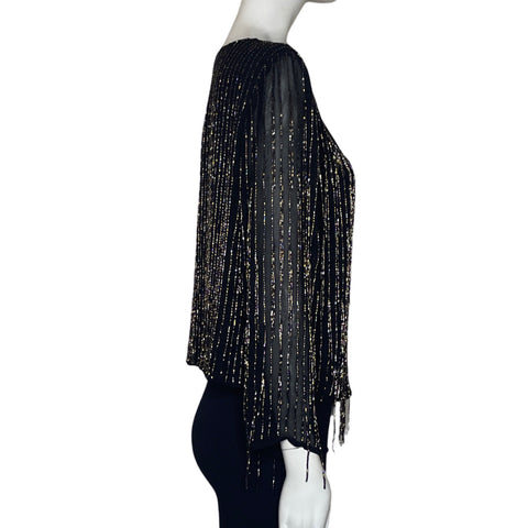 Blazer El Corte Ingles Pedreriaa sueltas Negro-Talla M