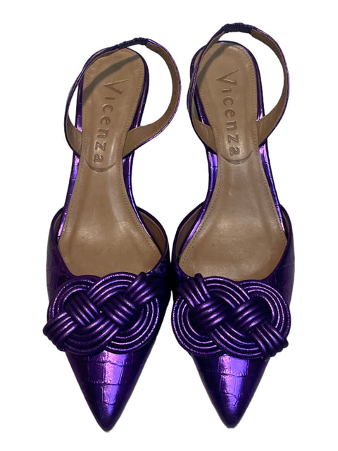 Calzado Vicenza Metalizado Morado-Talla 9