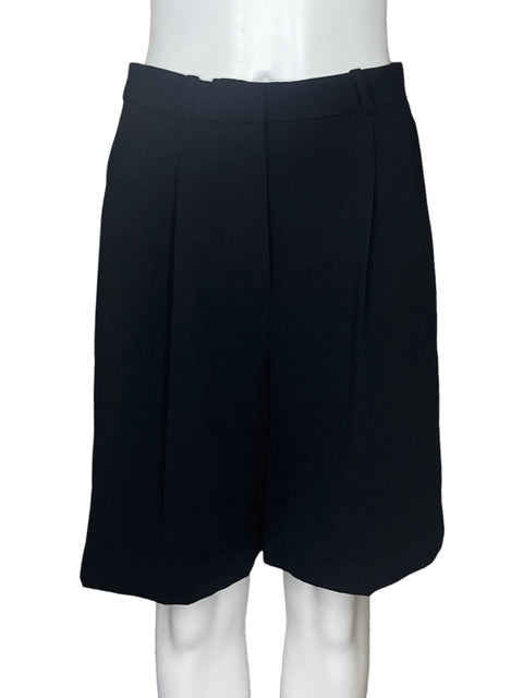 Short MNG Pinzas Tiro Alto Negro-Talla S