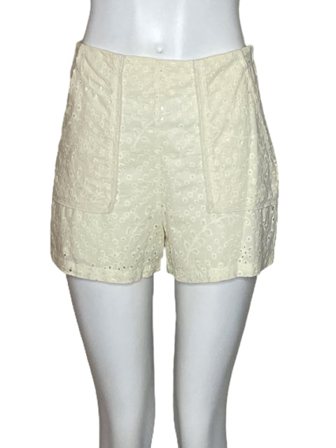 Short Zara Eyelet Beige-Talla XS