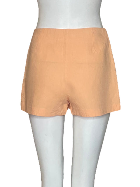 Short Zara Falda Short Naranja-Talla XS