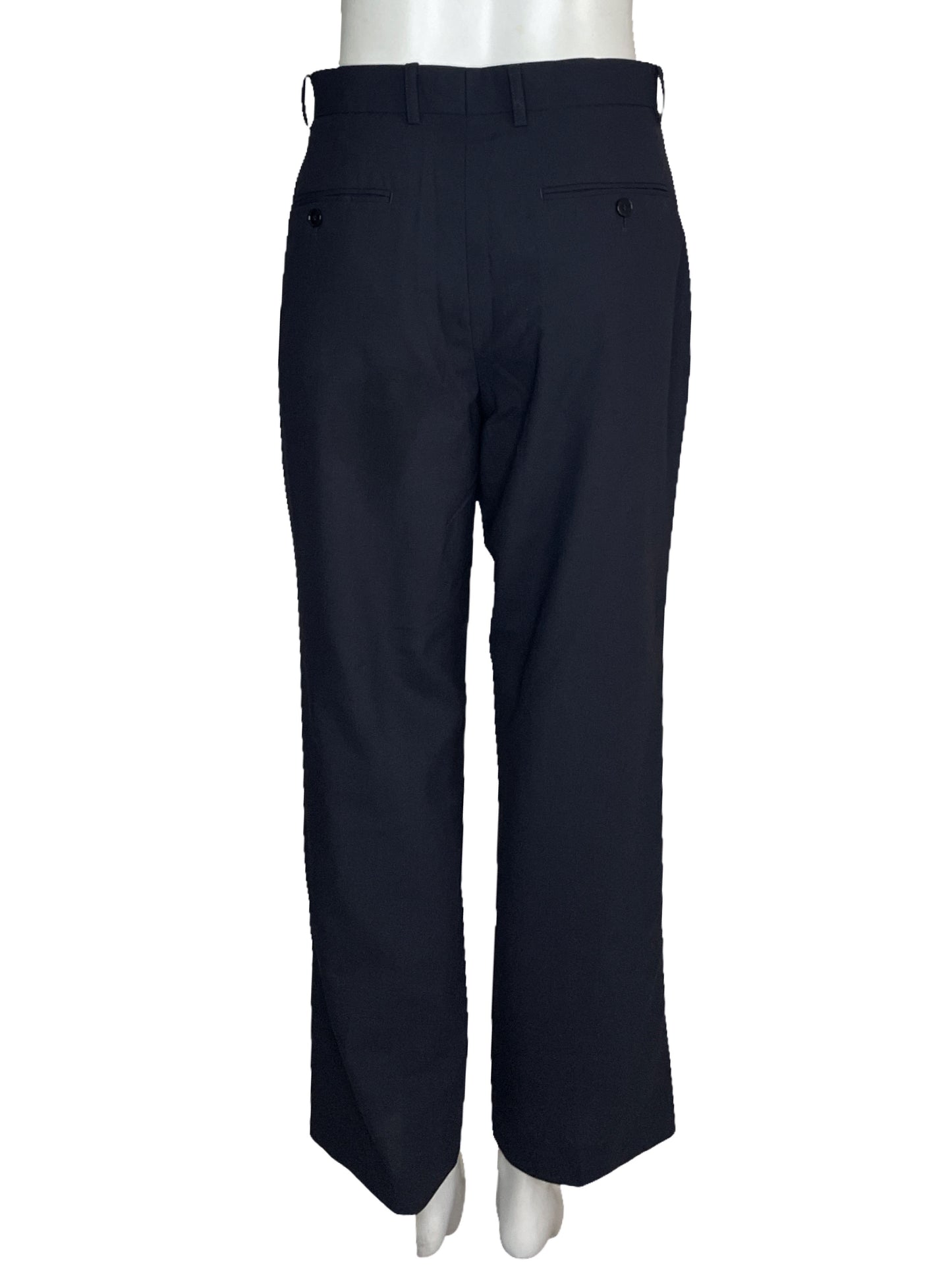 Pantalon Sancanal Tiro Alto Azul-Talla M