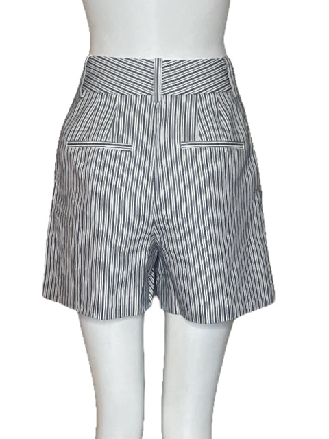 Short Zara Rayas Azul-Talla XS