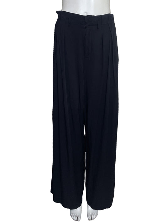 Pantalon Who What Wear Pliegues Negro-Talla 10