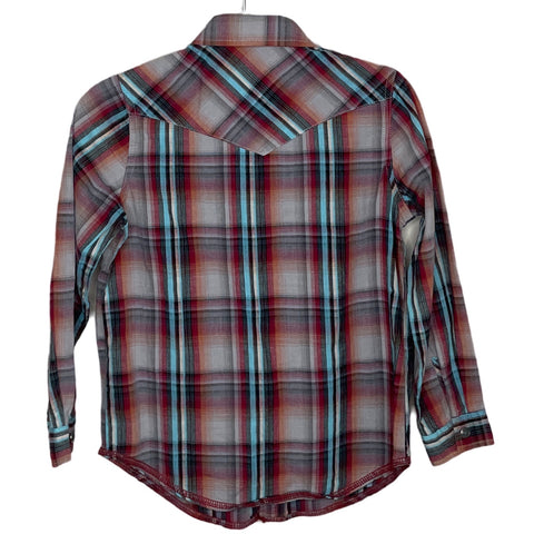 Camisa Roper Manga Larga Gris-Talla XS