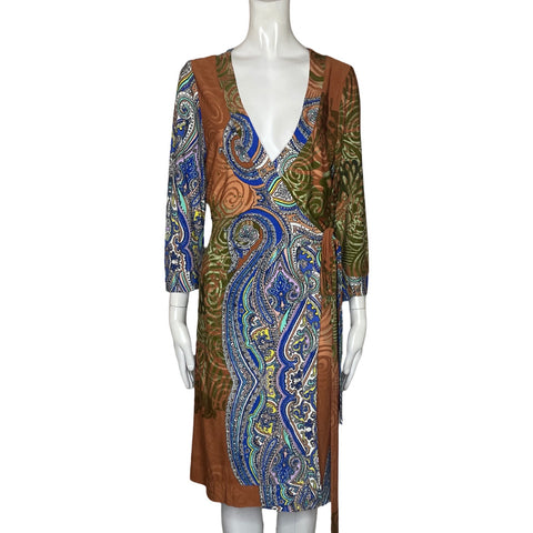 Vestido Rubber Ducky Cruzado Marron-Talla M