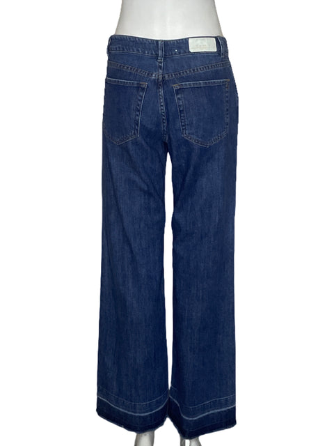 Pantalón Esprit .edc Jeans Wide Leg Azul-Talla 8