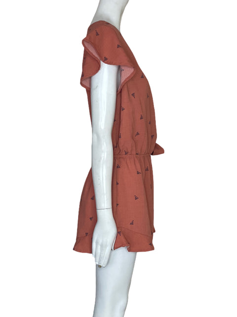 Romper EM Estampado Naranja-Talla L