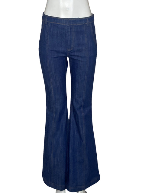 Panralon Derek Lam 10 Crosby Jeans Flare 
Azul-Talla 4