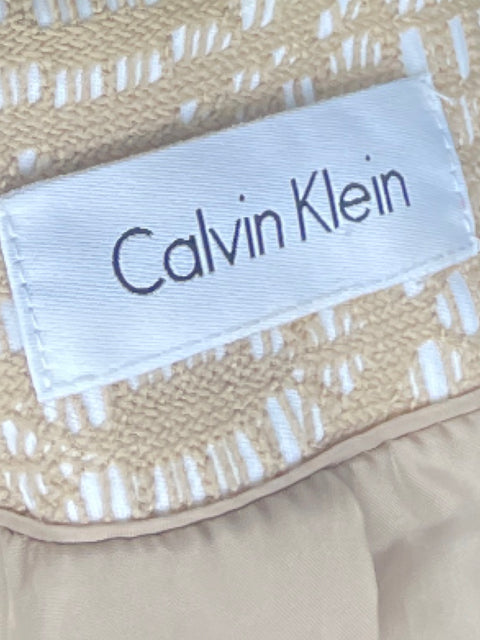 Blazer Calvin Klein Encaje Beige-Talla XS