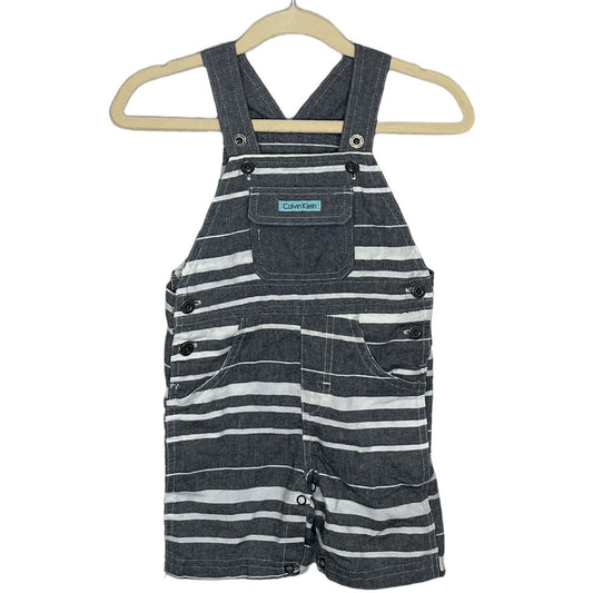 Romper Calvin Klein Rayas Gris-Talla 18M