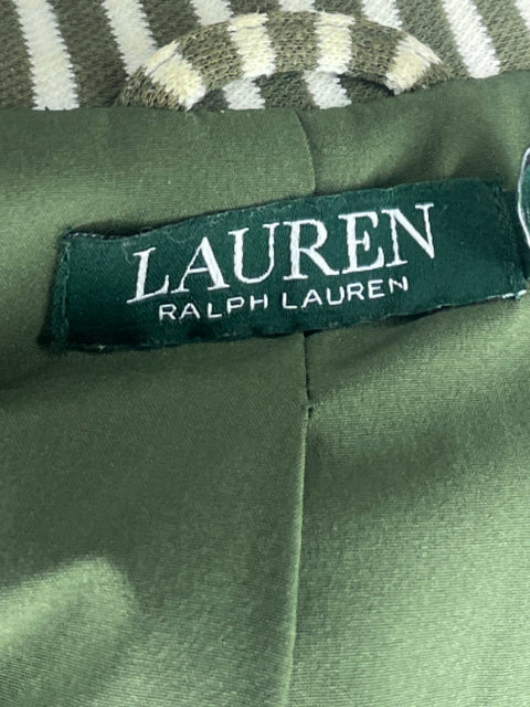 Blazer Lauren Ralph Lauren Punto Rayas Verde-Talla S