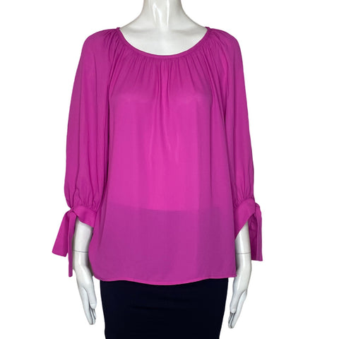 Blusa Karen Kane Mangas Ancha Rosado-Talla XS