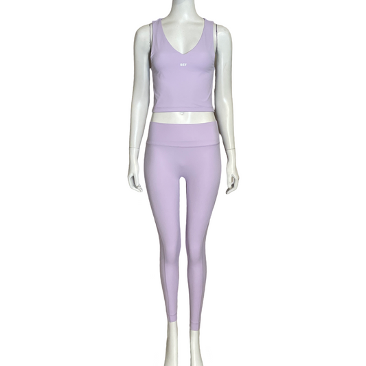 Set Active Top+Leggins Rosado-Talla S