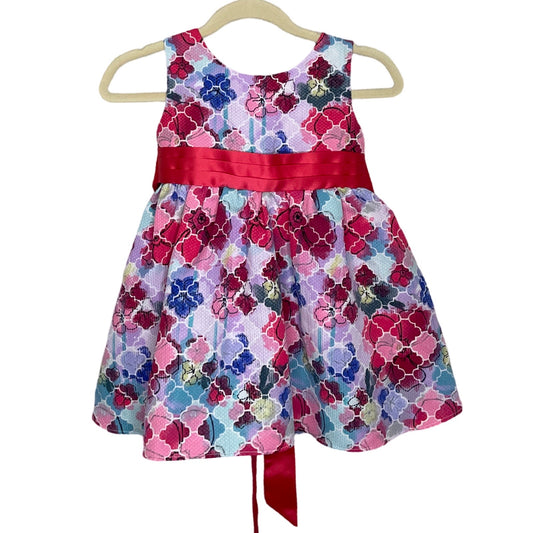 Vestido Dorissa Floral Rosado-Talla 18M