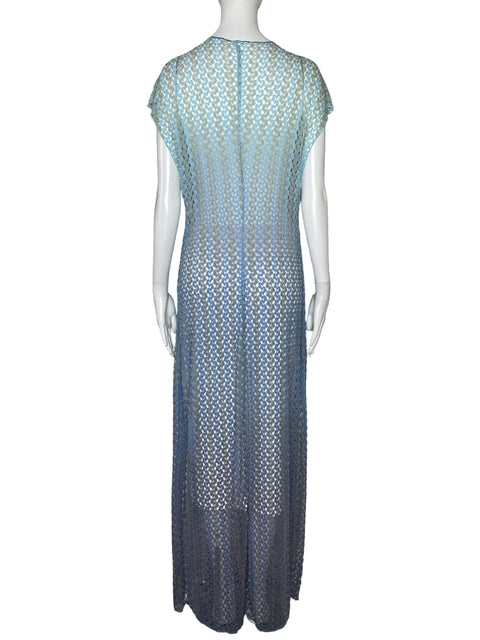 Salida de Baño Becca Tejido Metalizado Azul-Talla S