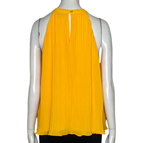 Blusa CeCe Plizado Amarillo-Talla S
