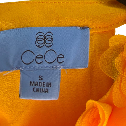 Blusa CeCe Plizado Amarillo-Talla S